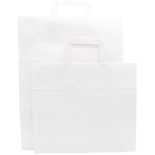 Litteäkannikekassi valkoinen - Kuva 2