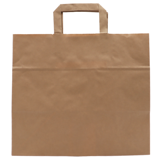 Litteäkannikekassi ruskea