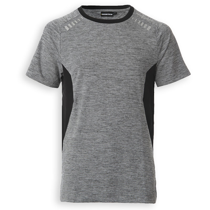 WORTEX W909 TECH T-paita vaaleanharmaa