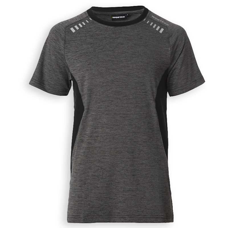 WORTEX W909 TECH T-paita tummanharmaa