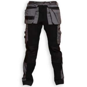 WORTEX W930 stretch-työhousut riipputaskuilla harmaa