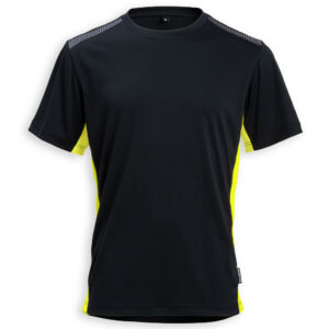 WORTEX W905 tekninen T-paita keltainen/musta