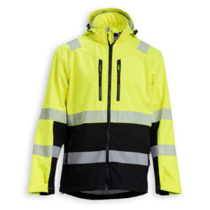 WORTEX W927 huomiovärinen softshell-takki