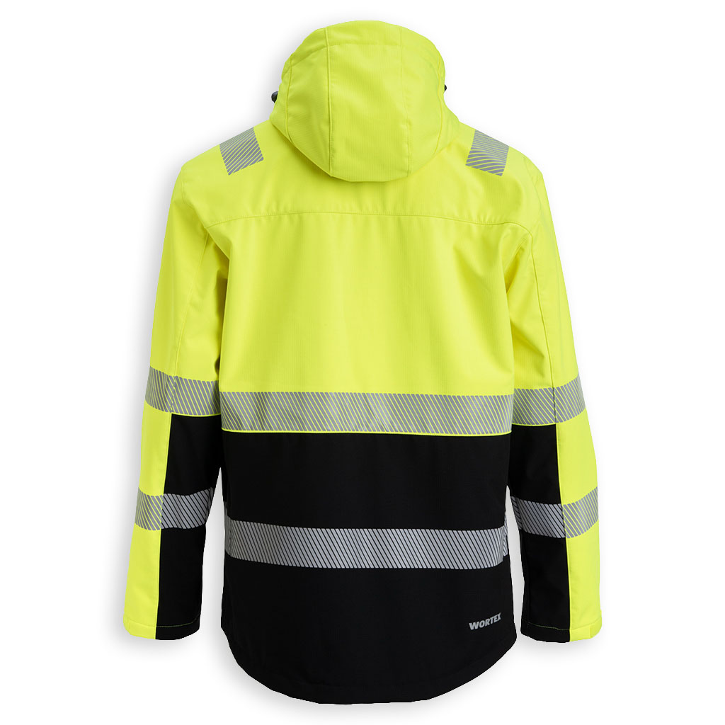 WORTEX W927 huomiovärinen softshell-takki - Kuva 3