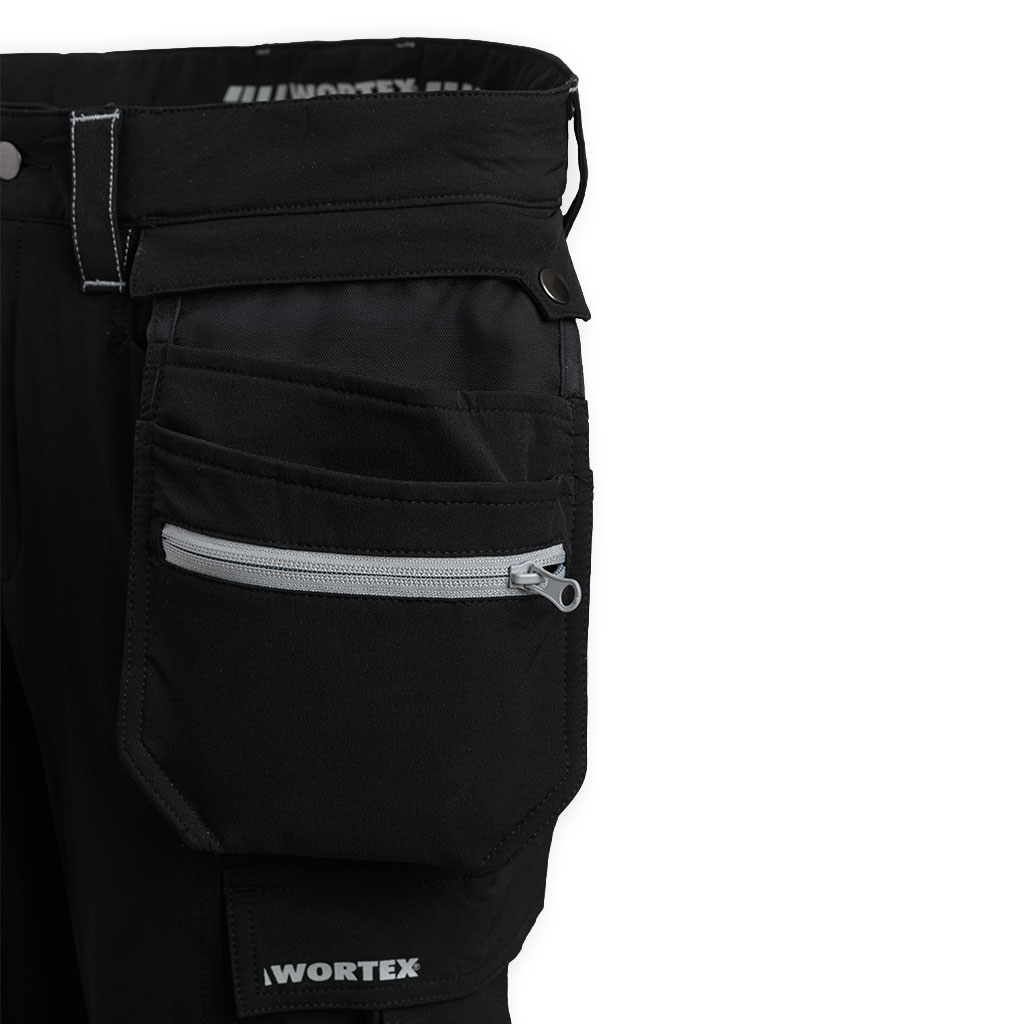WORTEX W934 FLEXON PRO stretch-vyöhousut riipputaskuilla - Kuva 5