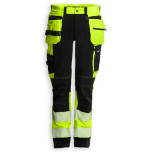 WORTEX W935 huomioväriset stretch-vyöhousut riipputaskuilla