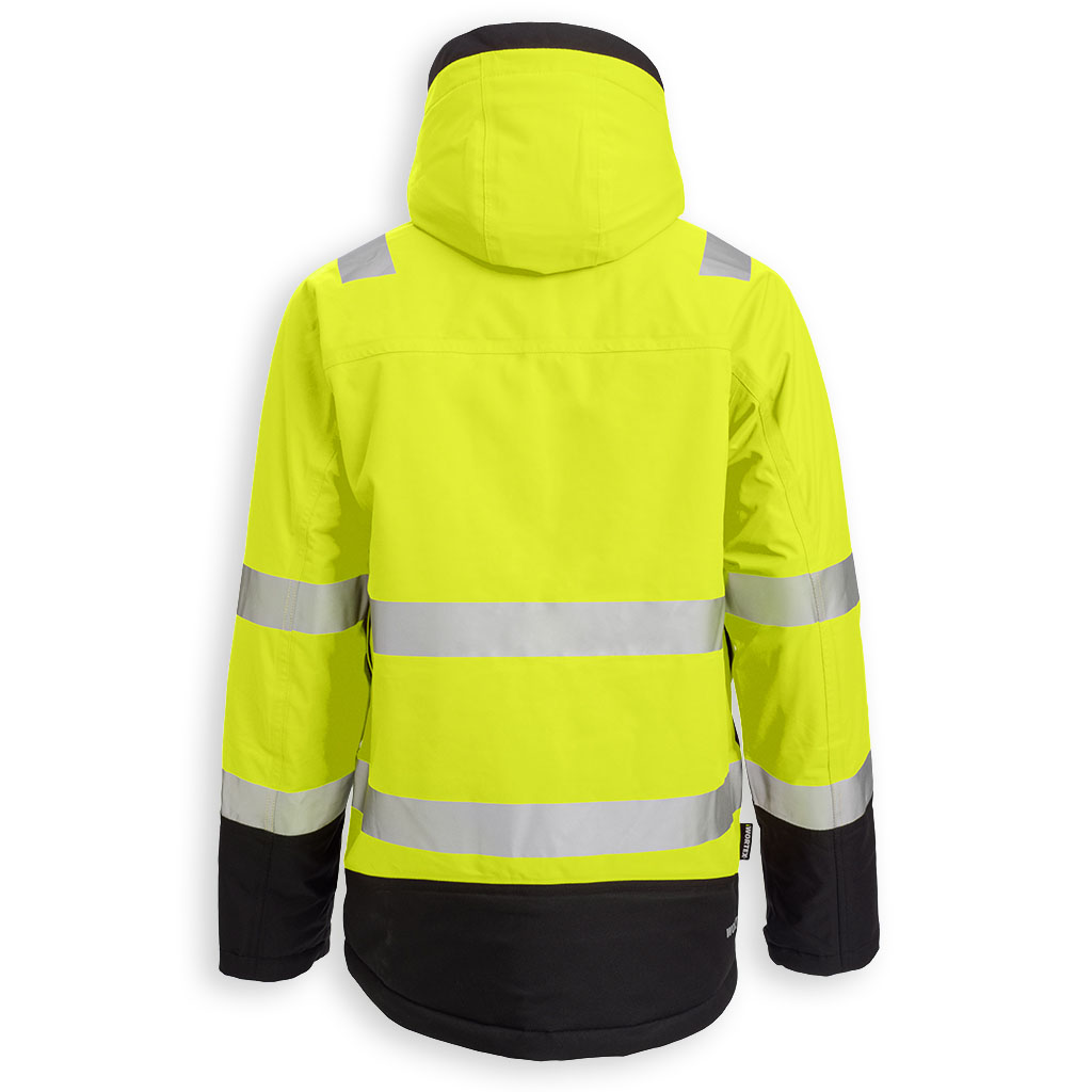WORTEX W953 ARCTIC huomiotalvitakki keltainen - Kuva 4