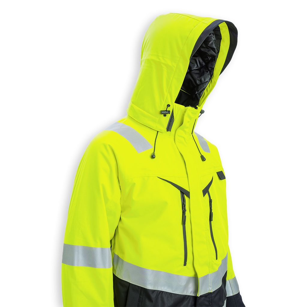 WORTEX W953 ARCTIC huomiotalvitakki keltainen - Kuva 3