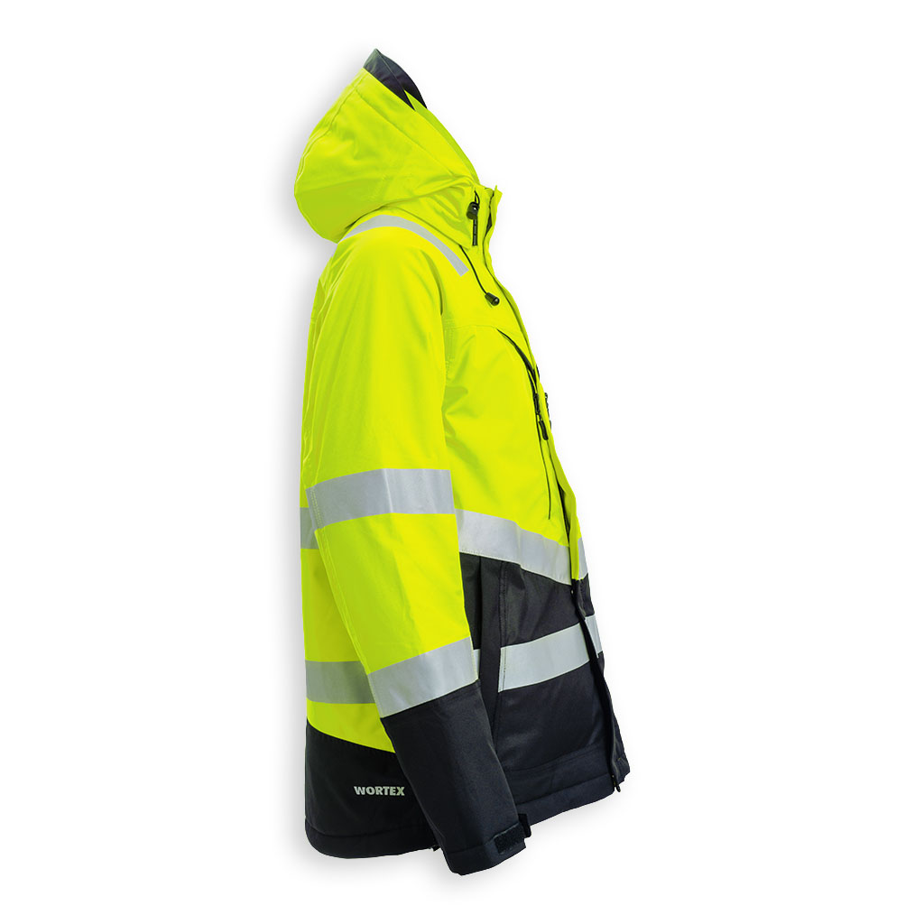 WORTEX W953 ARCTIC huomiotalvitakki keltainen - Kuva 2